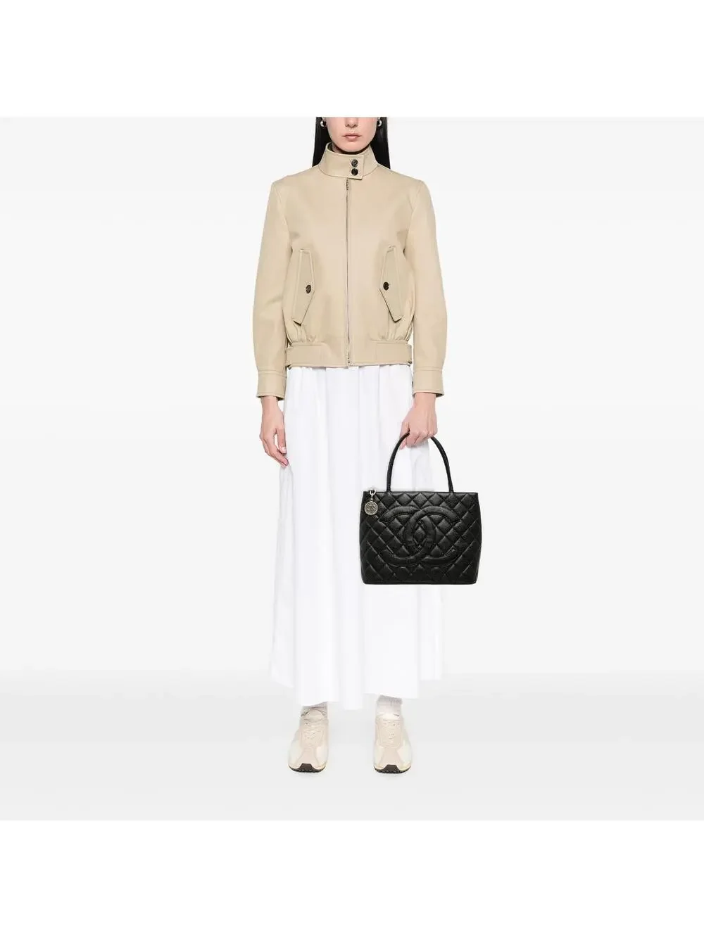 Chanel Caviar Medallion Tote Pre-Loved #290431C17B